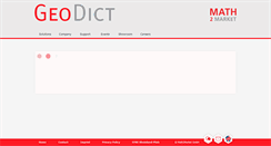 Desktop Screenshot of math2market.com